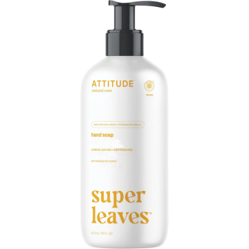 Sapun Lichid de Maini cu Frunze de Lamaie Super Leaves 473ml