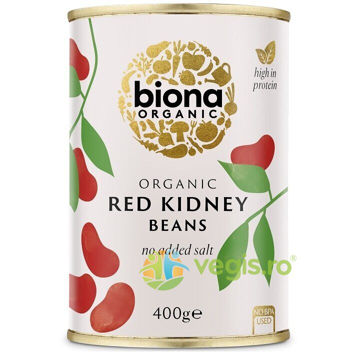 Fasole Rosie Kidney Ecologica/Bio 400g