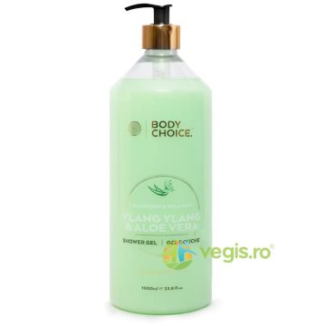 Gel de Dus Echilibrant si Relaxant cu Parfum de Ylang Ylang si Aloe Vera 1L