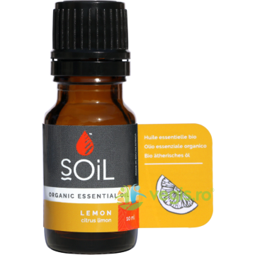 Ulei Esential de Lamaie (Lemon) Ecologic/Bio 10ml SOiL