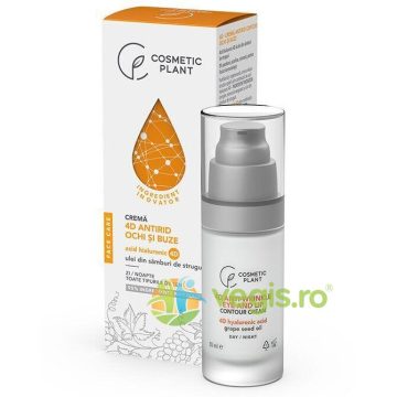 Crema Antirid 4D Contur Ochi si Buze cu Acid Hialuronic Face Care 30ml
