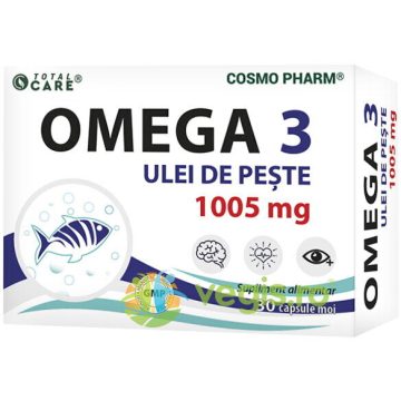 Omega 3 Ulei de Peste 1005mg 30cps