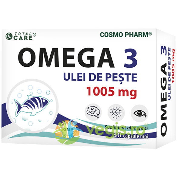 Omega 3 Ulei de Peste 1005mg 30cps