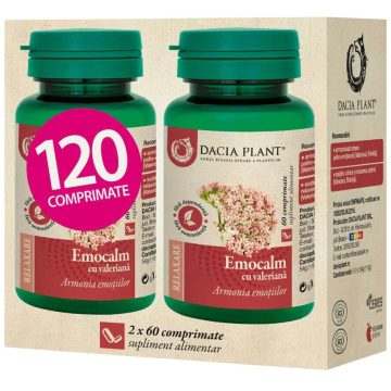 Emocalm cu Valeriana 120cpr