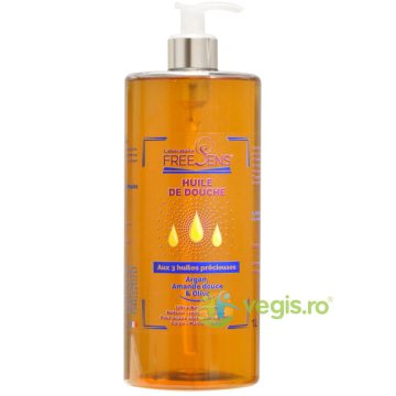 Ulei de Dus Ultrahranitor cu 3 Uleiuri Pretioase de Argan, Migdale Dulci si Masline 1L