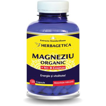 Magneziu Organic cu B Complex 120cps