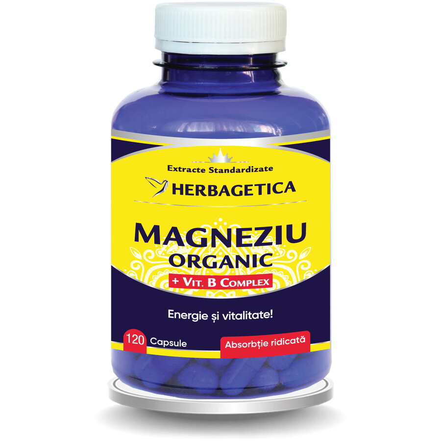 Magneziu Organic cu B Complex 120cps