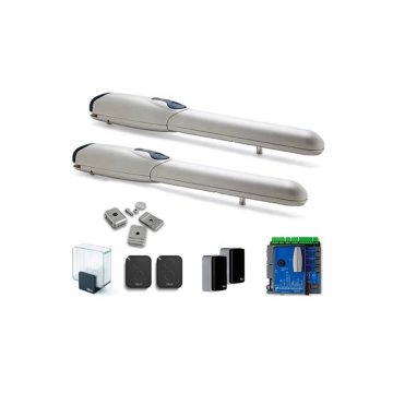 Kit automatizare poarta batanta Nice Wingo 2024, 200 Kg/canat, 2 m/canat, 24 V