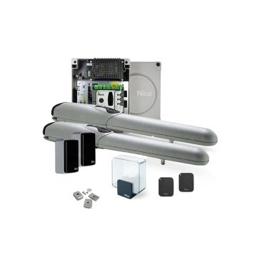 Kit automatizare poarta batanta Nice WINGOKIT 3524 FULL, 200 Kg/canat, 3.5 m/canat, 24 V