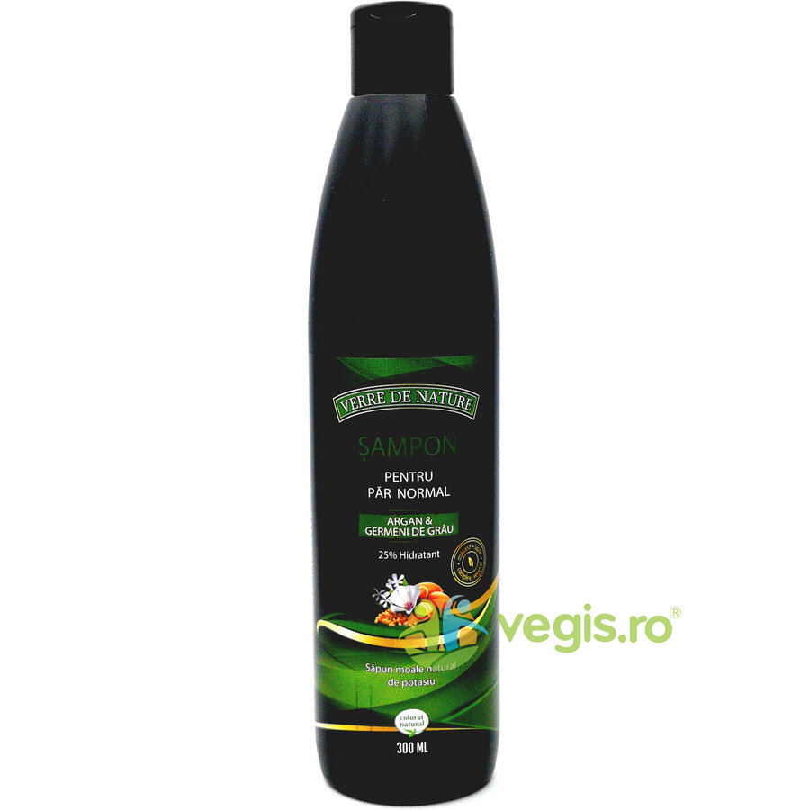 Sampon pentru Par Normal cu Argan, Germeni de Grau si Complex Vegetal 300ml