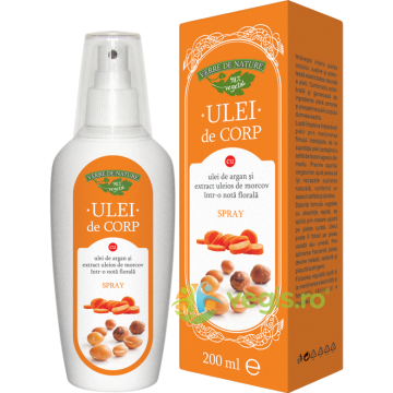 Ulei (Spray) de Corp cu Argan si Morcov 200ml