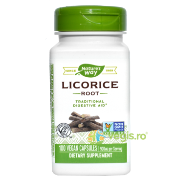 Licorice 450mg (Lemn dulce) 100cps Secom,