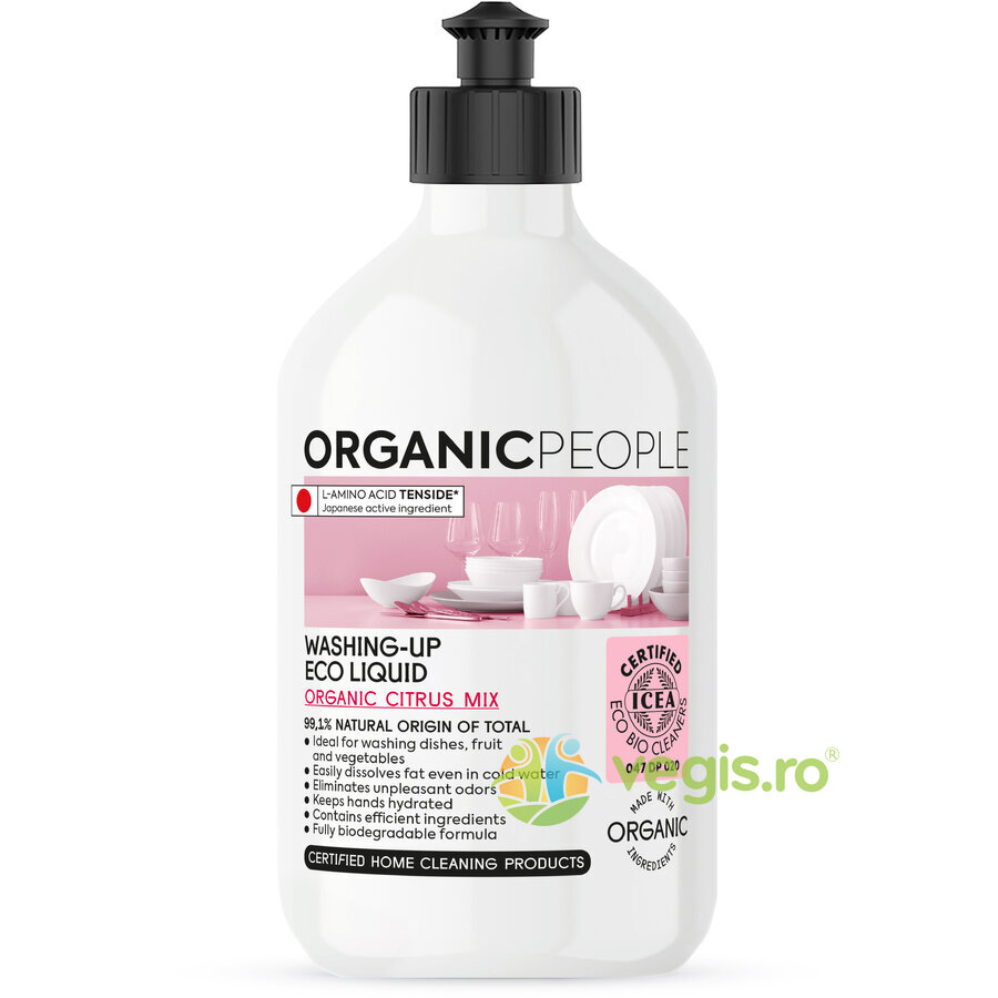 Detergent pentru Vase cu Citrice Bio 500ml