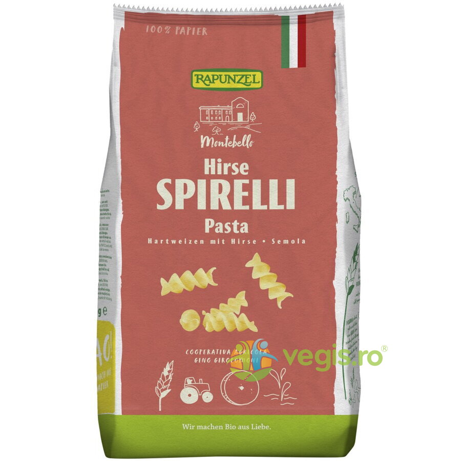 Spirale Semola Cu Mei Ecologice/Bio 500g