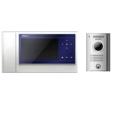 Kit videointerfon Commax PRO SET PT, 1 familie, 7 inch, aparent