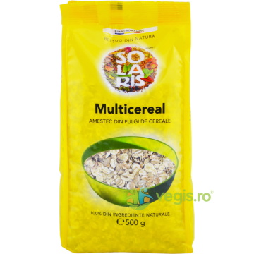 Multicereal - Amestec din Fulgi de Cereale 500g