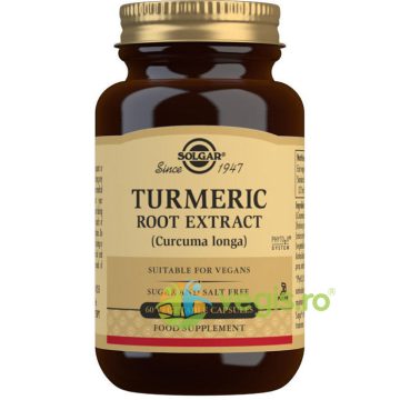 Turmeric Root Extract 60cps(Extract din radacina de Turmeric)