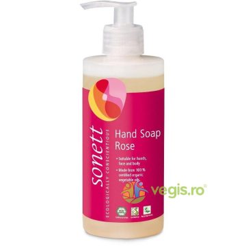 Sapun Lichid Trandafiri Bio 300ml