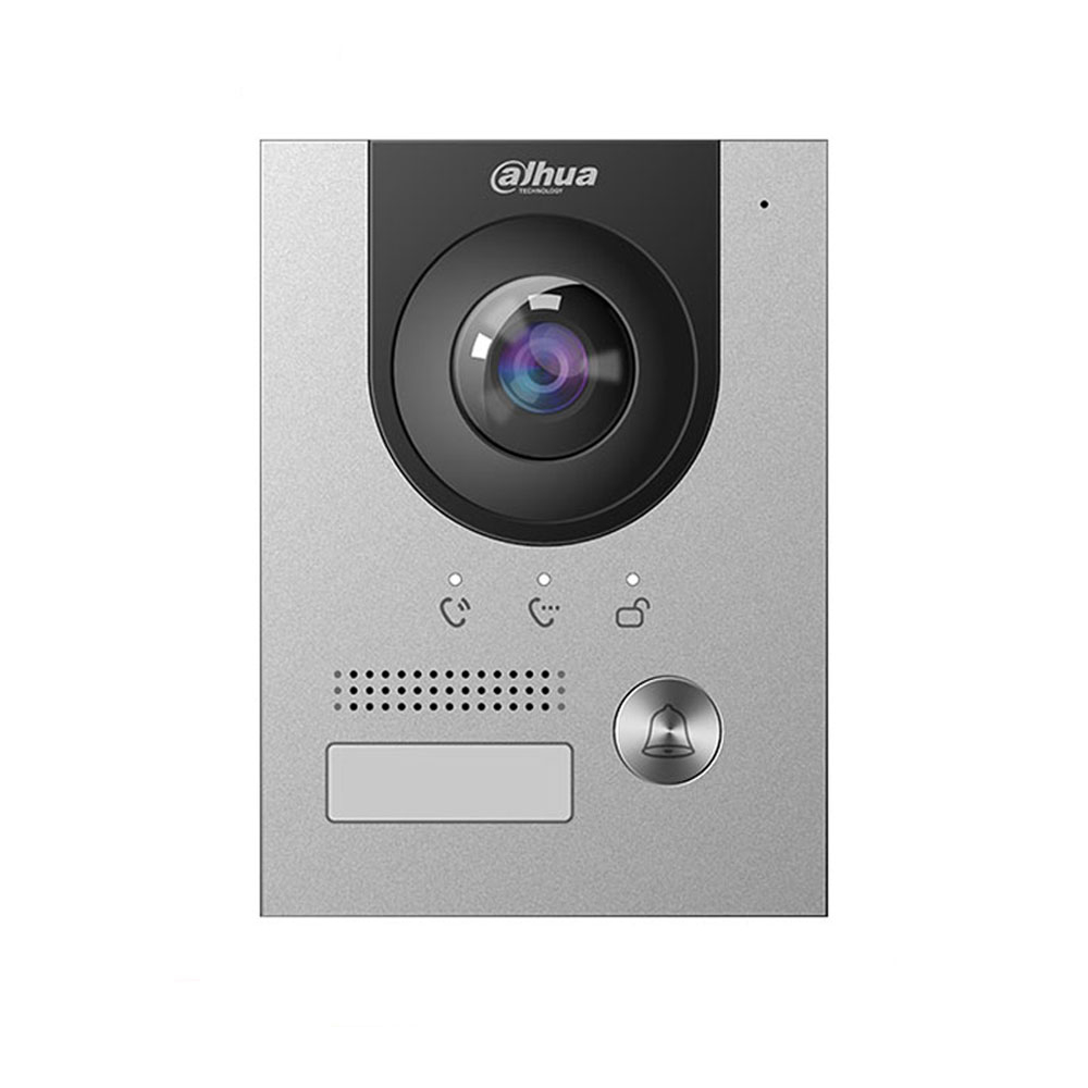 Videointerfon de exterior IP Dahua VTO2202F-P, 2 MP, 1 familie, aparent/ingropat