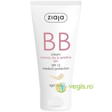 BB Cream Pentru Ten Normal, Uscat Si Sensibil SPF 15 - Light 50ml