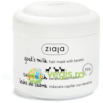 Masca pentru Intarirea Firului de Par cu Proteine din Lapte de Capra si Keratina 200ml