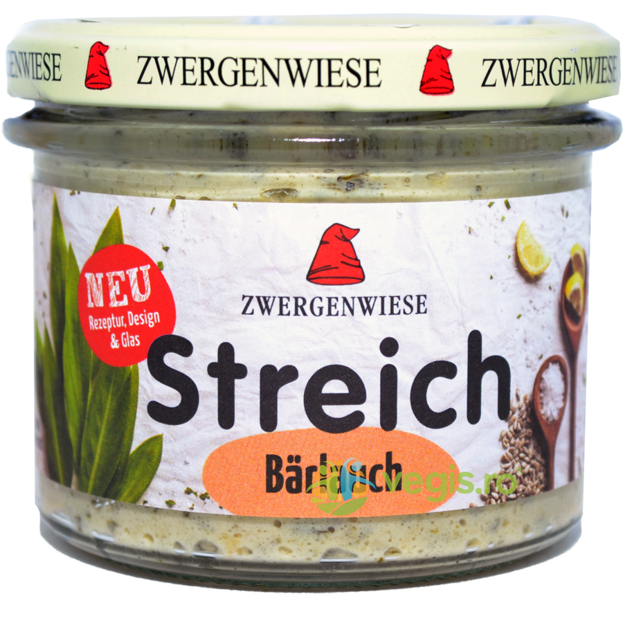 Pate Vegetal cu Usturoi Salbatic Fara Gluten Ecologic/Bio 180g